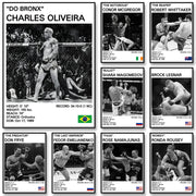 no frame Black and White Boxing Legends Canvas Poster Boxing Inspirational Canvas Painting Print Wall Art for Gym Bedroom Home