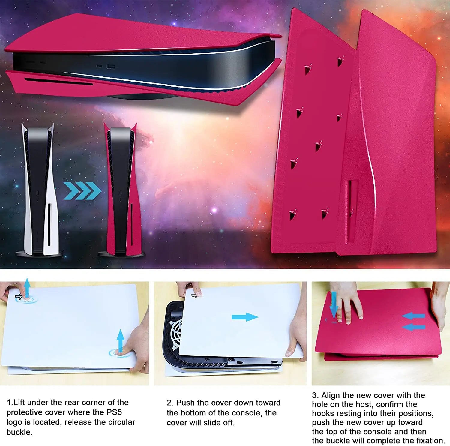 Console Cover Faceplate Compatible  PS5