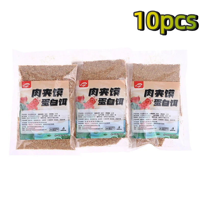 Natural Bait Processed Fishing Food Strong Flavor Groundbait Attractant Additive Scent Feed For Carp Crucian Catfish