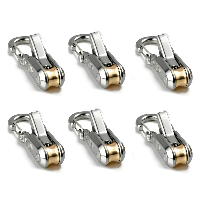 Rope Tying Tool And Tensioner with Roller Tensioner, Heavy-Duty Retractable Buckle with Accessory Rope, Suitable for Camping