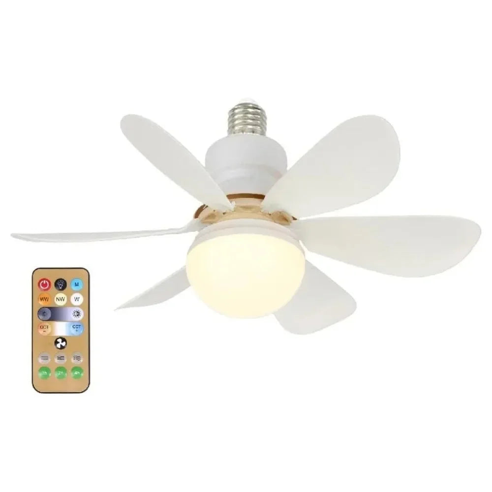 LED Ceiling Fan Light with Remote