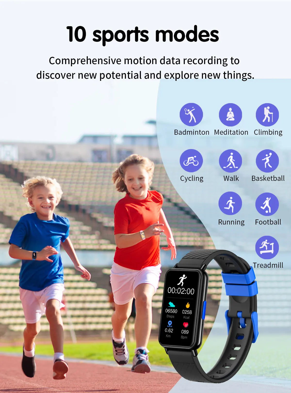 Keep your little ones entertained and organized with this smart watch for kids—featuring educational games, camera control, calculator, alarm, and activity tracker!
