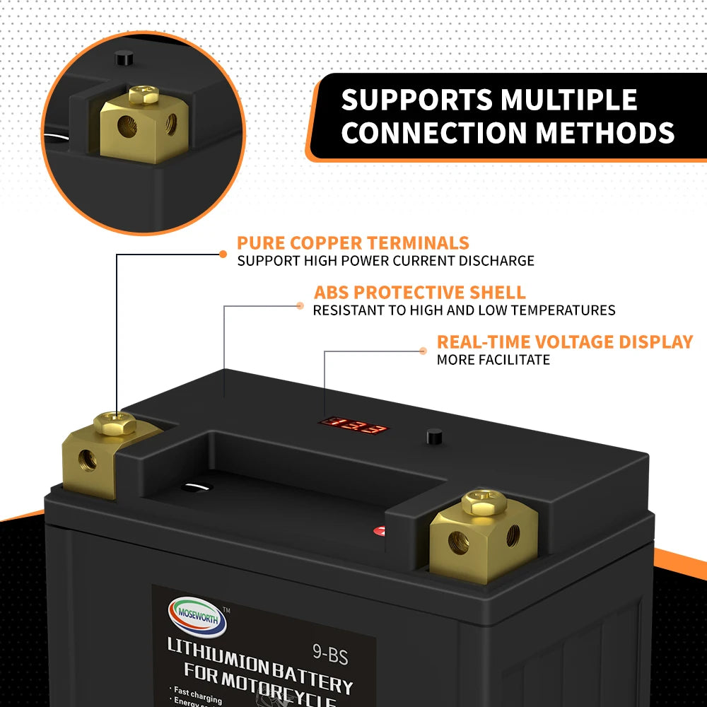 Power up any ride with this versatile motorcycle battery—designed to fit all bike models for hassle-free replacements!