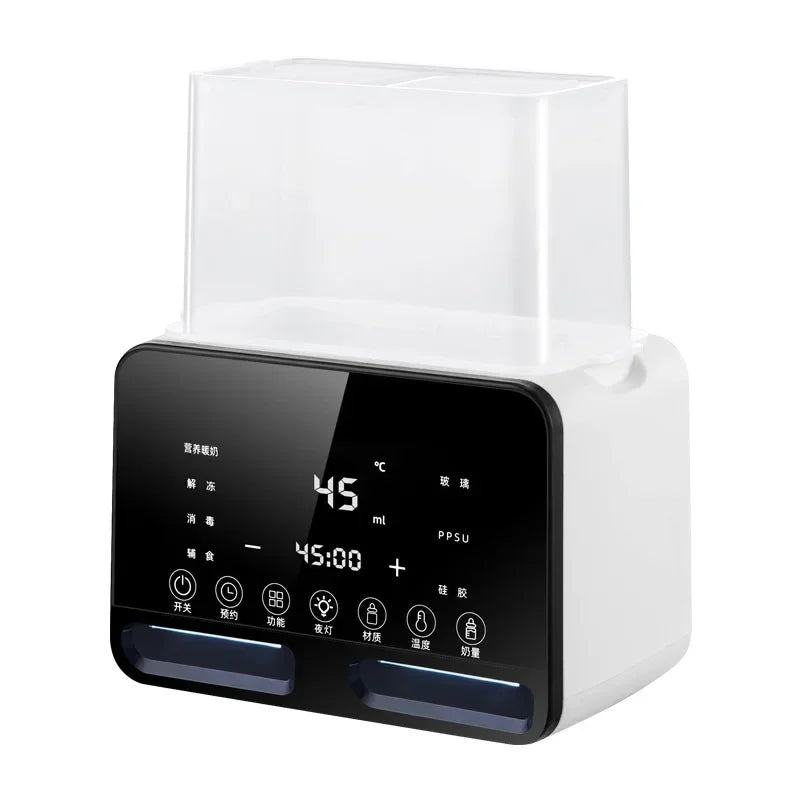 Keep your baby's milk at the perfect temperature with this fast, multifunctional baby bottle warmer—featuring accurate temperature control and a convenient timer, ideal for newborns!