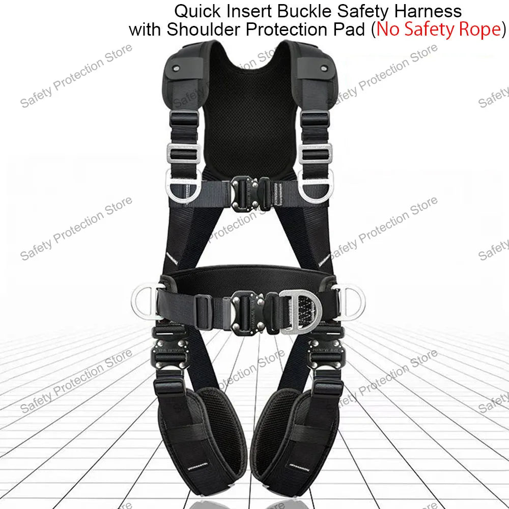 High Altitude Work Safety Harness 5-point Full Body Safety Belt Rope Outdoor Climbing Training Electrician Protective Equipment