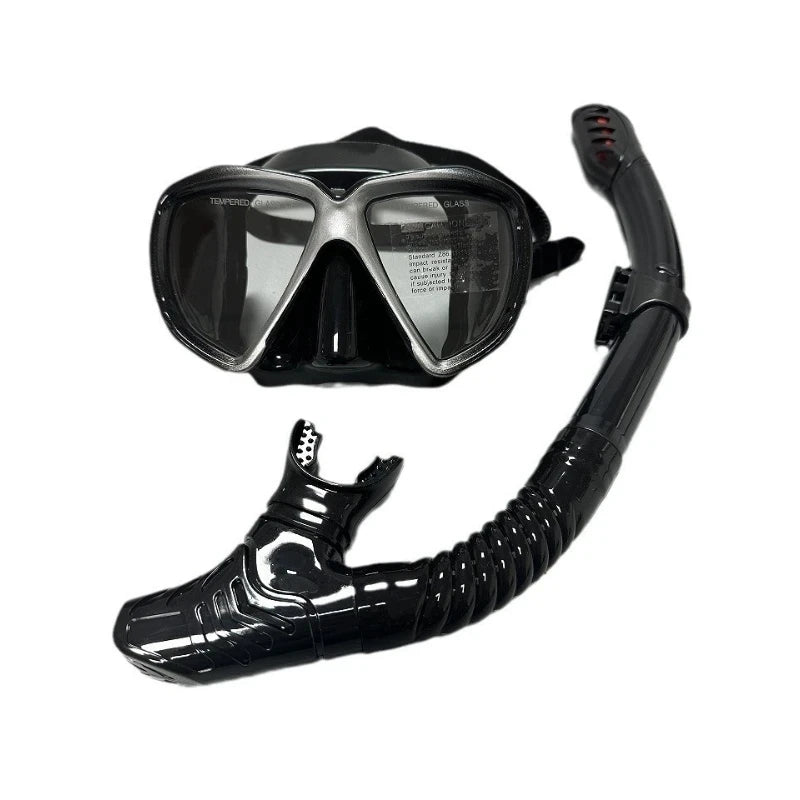 QYQ Professional Scuba Diving Masks Snorkeling Set Adult Silicone Skirt  Goggles Glasses Diving Mask