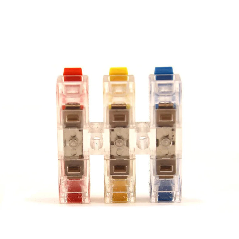 Make wiring a breeze with this compact LED wire connector terminal—quick press type, 2-12 pin screw fixing, and easy push-in design for fast electrical docking!
