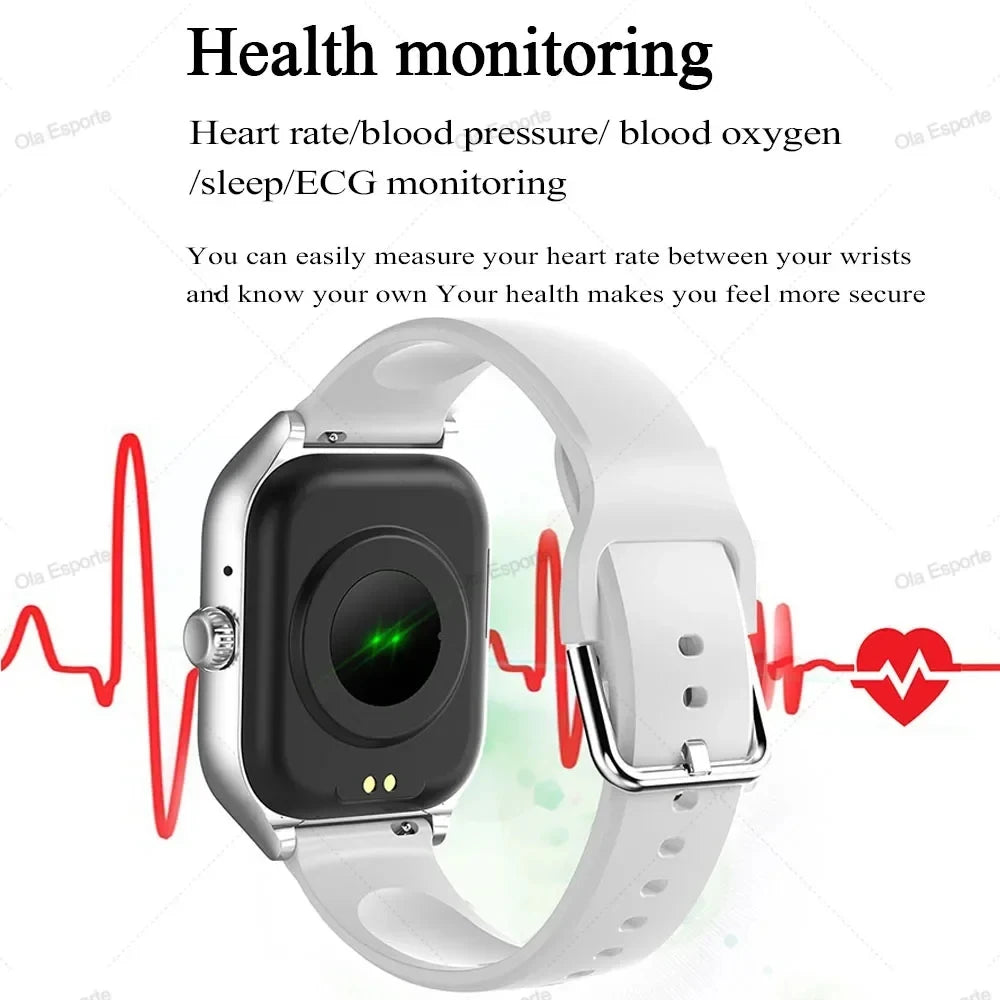 Stay connected and stylish with this versatile smartwatch compatible with both Android and iOS devices!