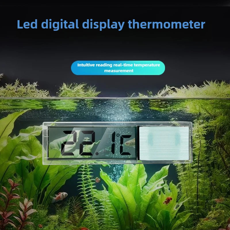 Keep your aquarium just right with this electronic LCD digital thermometer—easy to read and ultra-accurate!