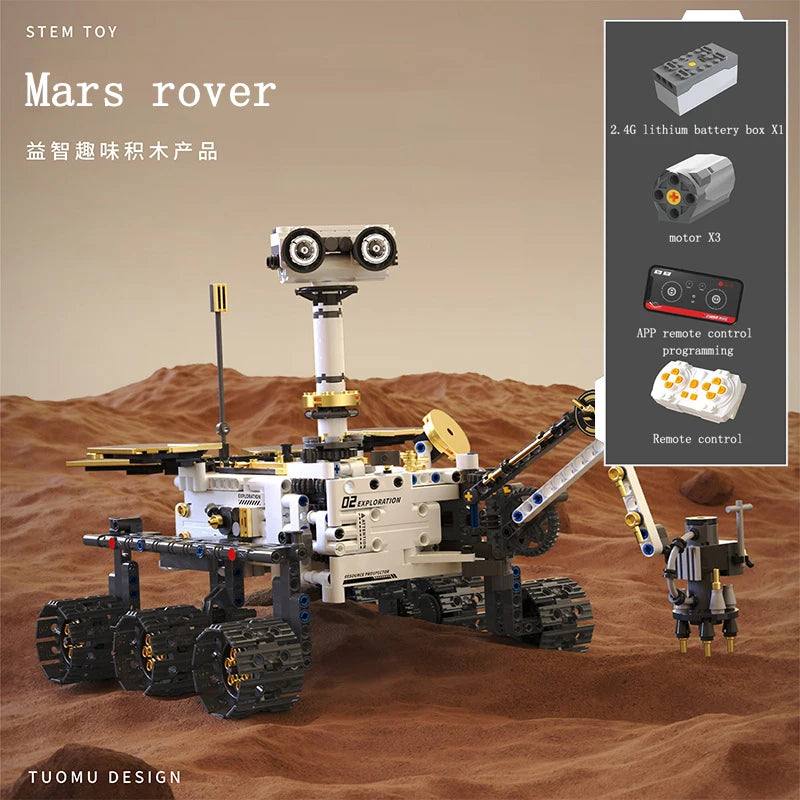 Multi-Axis mechanical Arm Programmable Building Blocks 5 in 1 robot Remote Control toys Interactive STEM Learning children gift