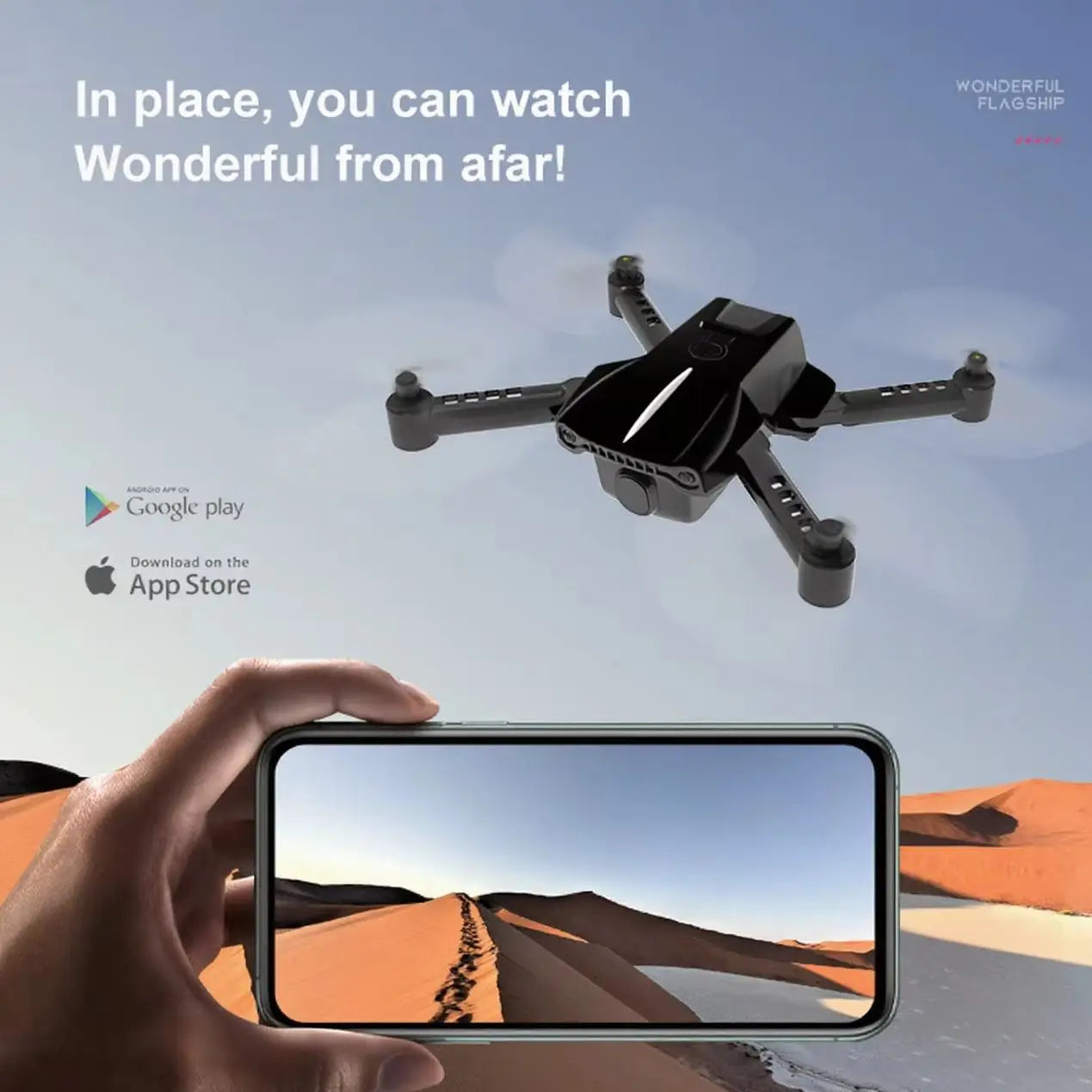 Black K11 Mini Finger Drone Pocket 4k Movie Lens RTF Foldable Brushless Quadcopter Wide Angle Anti Shake Camera Beauty Effect