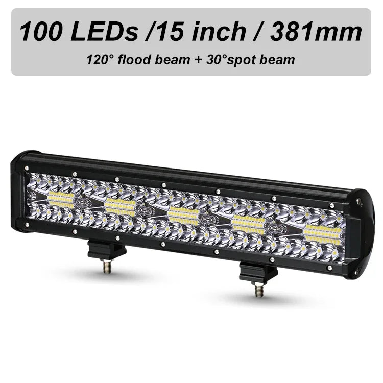 NLpearl 120W 420W 600W LED Bar Work Light for Tractor Boat Off-Road Truck Suv Atv Spot Flood Combo 12V 24V Led Working Lights