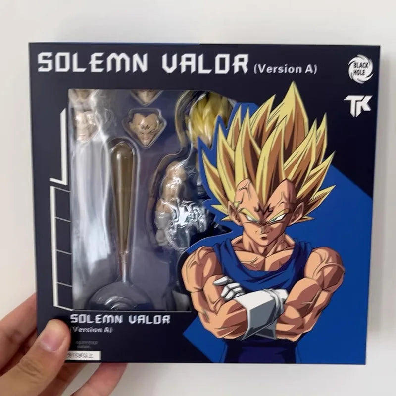  ﻿In stock Black Hole Toys & TK Super Saiyan SSJ Majin Vegeta Battle Damage Full Power anime Action Figure model toy gifts