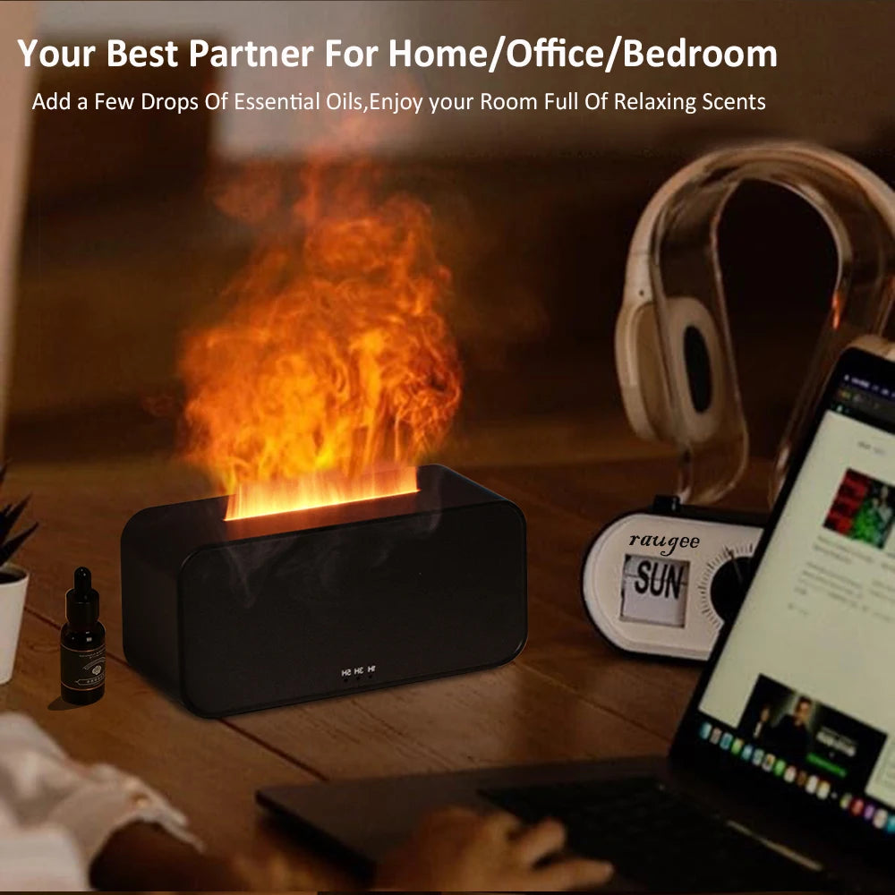 Air Aroma Humidifier Diffuser Essential Oils Humidifiers with LED Light