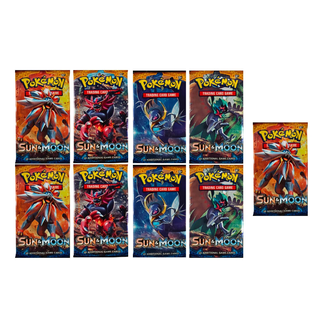 Pokemon TCG Sun & Moon Booster Box Sealed Trading Card Lunala Solgaleo Incineroar Decidueye Anime Collectible Collection Gift