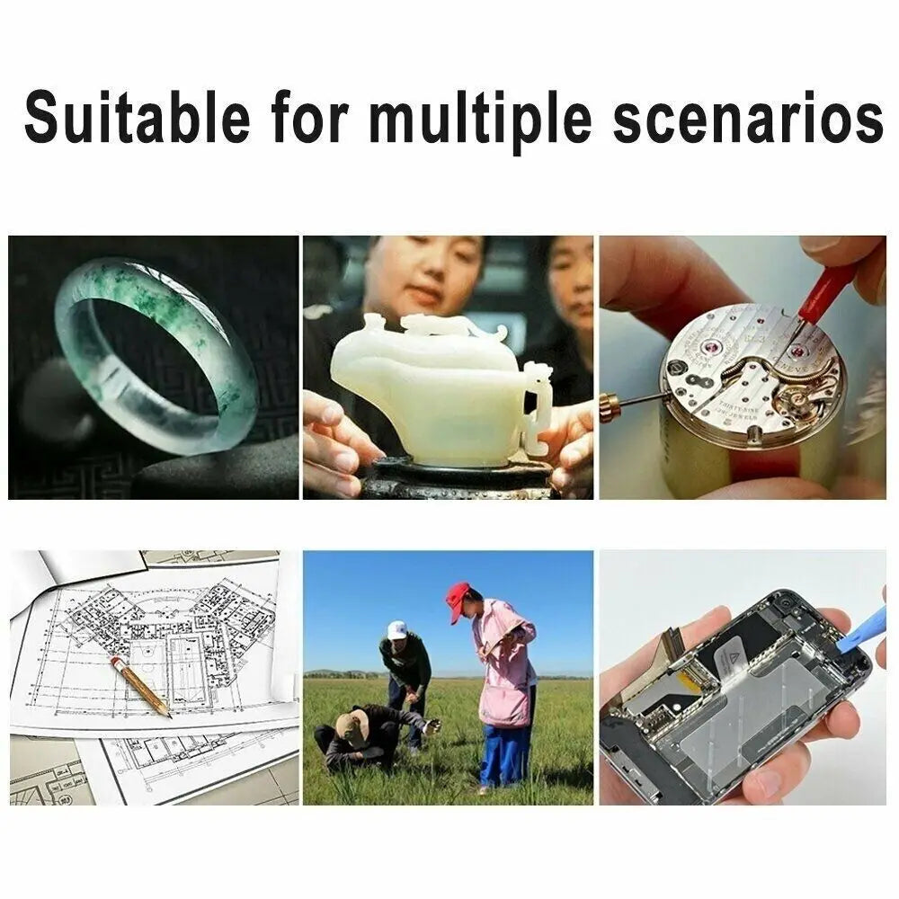 Watch- Jeweler Repair Magnifier Head-Mounted Headband Adjustable