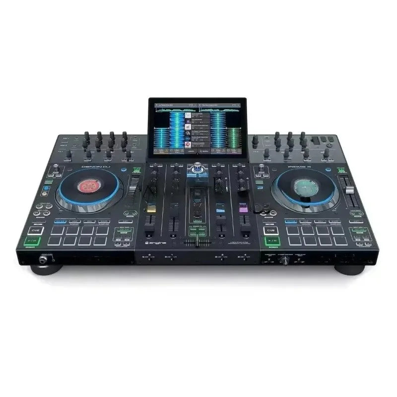 New 4-Deck DJ Controller System w/ 10" Touchscreen, Standalone Unit, Summer Sales, Buy with Confidence