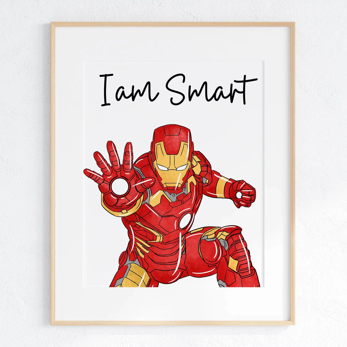 Superhero Affirmation Prints Set of 5 Kids Bedroom Poster Canvas Painting motivational Wall Art Pictures Home Decor