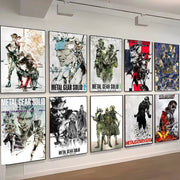 Gift Frameless Poster Personalized Gift For Lovers Customizable Decorative Home Decor Hot Game Metal Gear Solid Solid