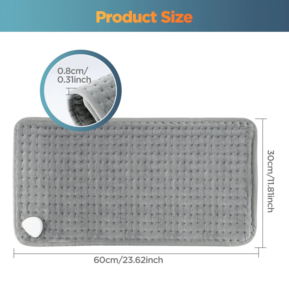 Electric Heating Pad Multifunctional Physiotherapy Heating Blanket Cushion 10 Levels Temperature Timing Body Back Warmer Winter