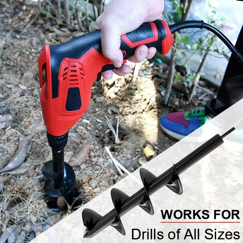Ground Drill For Garden Soil Drill For Garden Vegetable Patch Digging Tool Ground Drill For Screw Rod Twist Drill
