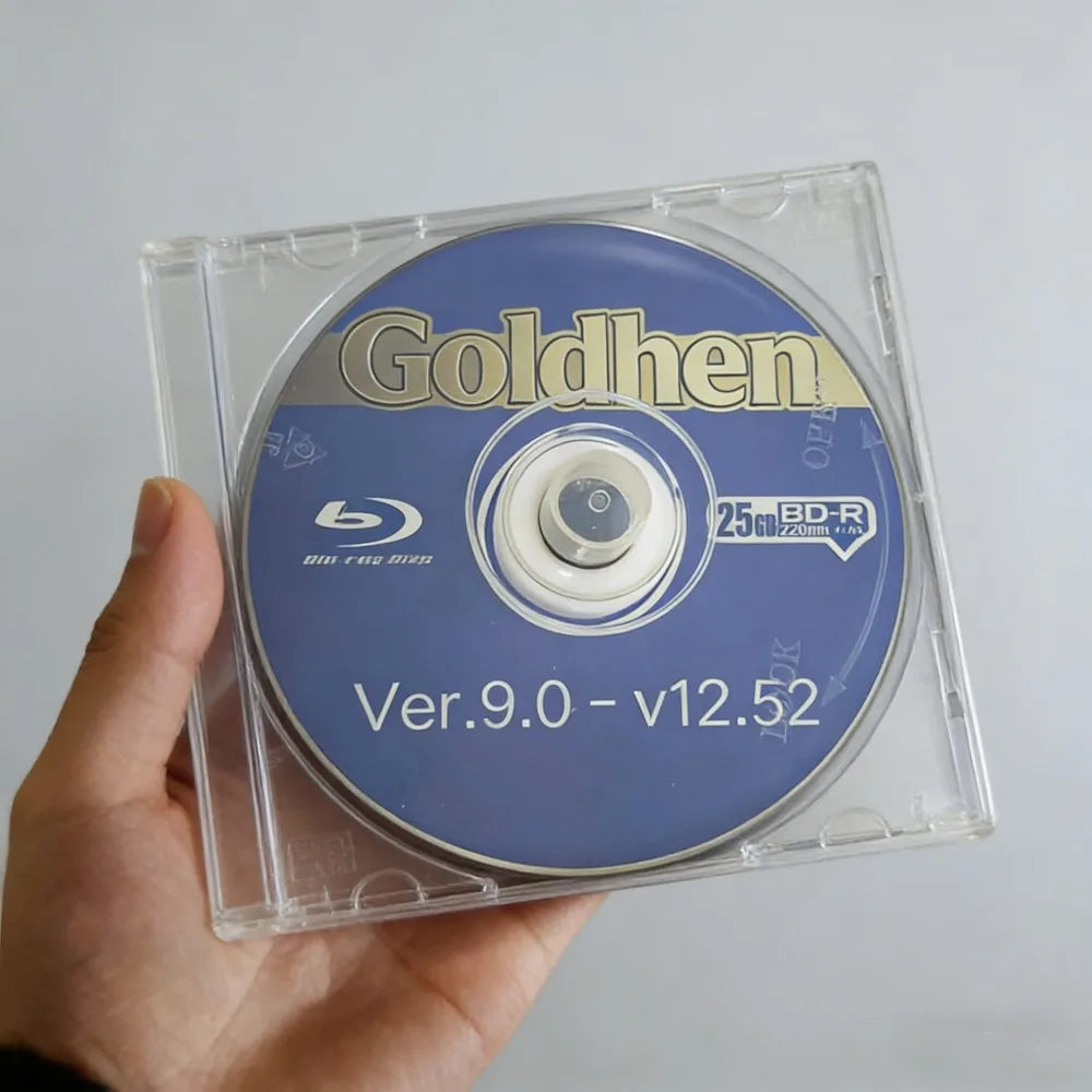 GoldHEN for PS4 Jailbreak Disc V9.0-12.52 Collector’s Edition CD 1-Click Boot Tool Supports FW 9.0–13.52 Homebrew Backup Loader