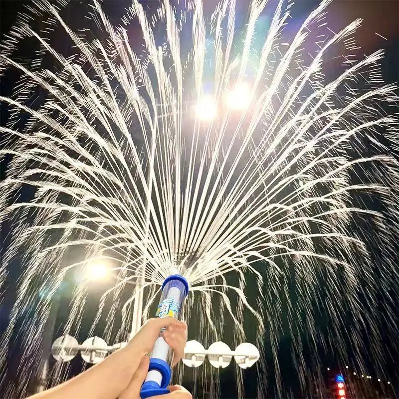 Fireworks Water Gun, Water God Tool Beach Small Water Spray Pulling Fireworks Water Gun Children Drifting Play Gift Toy