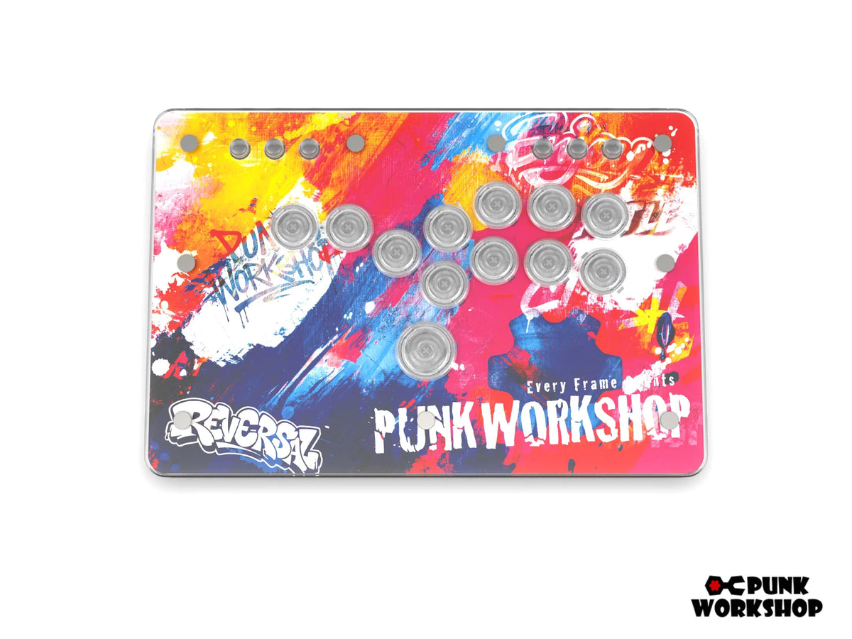 Punk Workshop Mini HitBox SOCD Fighting Stick Controller Newest Version Support Switch/PC (Windows®11 / 10) Handle Fight Console