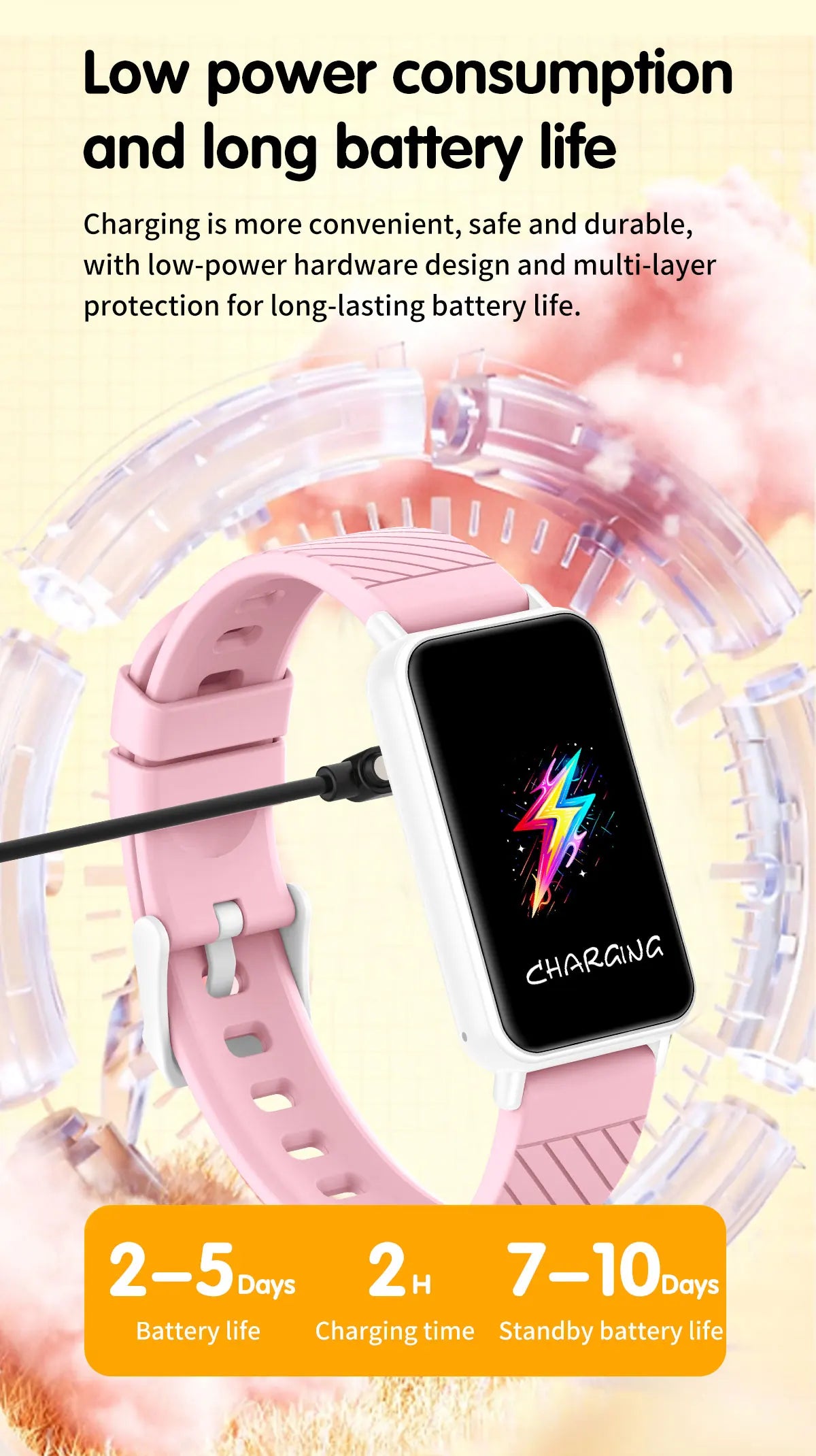 Keep your little ones entertained and organized with this smart watch for kids—featuring educational games, camera control, calculator, alarm, and activity tracker!