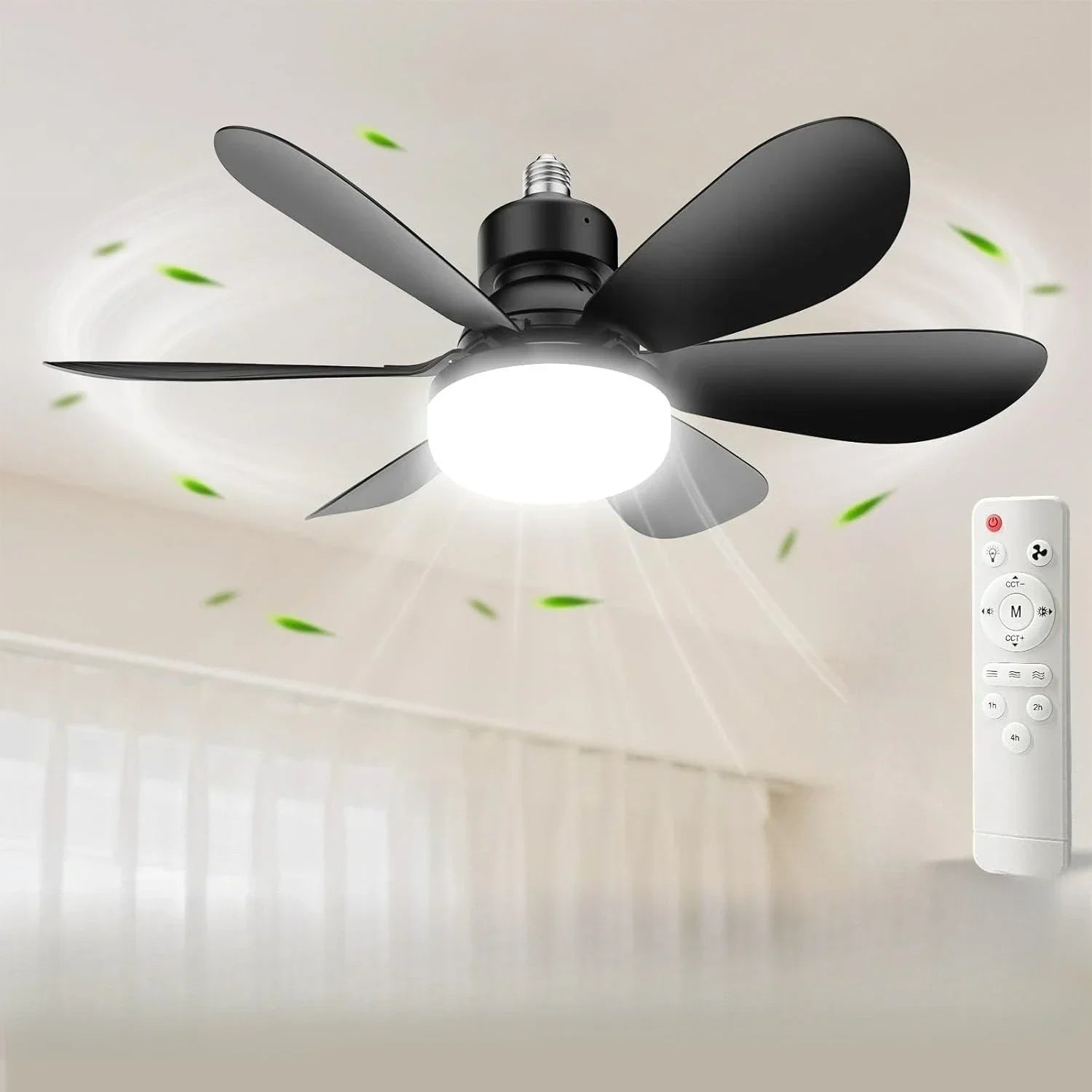 LED Ceiling Fan Light with Remote