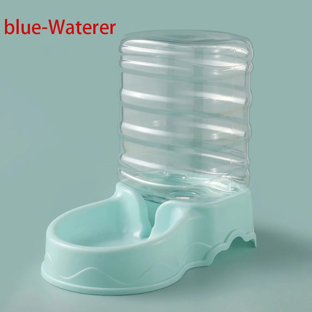 Keep your pets happy and hydrated with this automatic pet feeder and water fountain combo—fresh food and water anytime!
