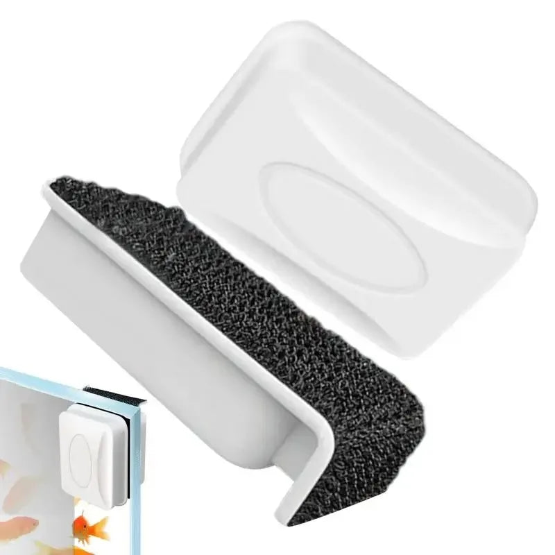 Effortlessly scrub away algae with this magnetic aquarium cleaning brush—tank cleaning has never been easier!
