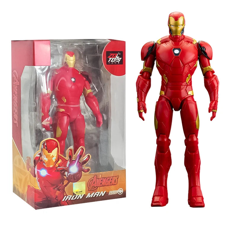 Legend Avengers Figure 18cm Panther Figurine Hulk IronMan Spider Man Gwen Miles Morales Thanos Captain Hero Statue Toy Ornament