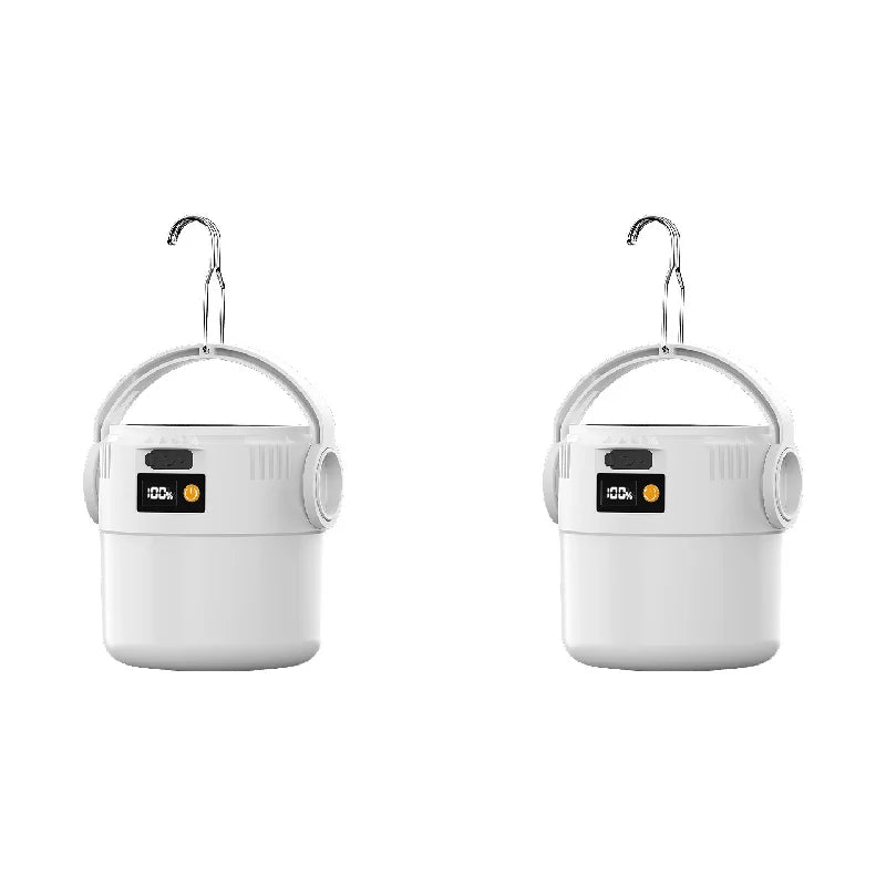 Solar Camping Lantern USB Rechargeable Outdoor Portable Waterproof Emergency Light for Hiking Backpacking Tent Activities