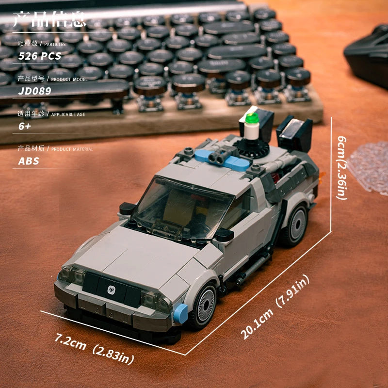 Technical Car Speed Racing Building Blocks Bricks Sets Sports Car MOC Garage City Vehicle Creative Toys For Kids