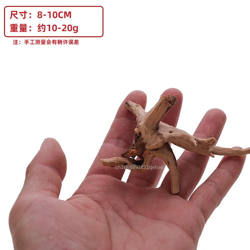 Fish Tank Decoration Natural Wooden Small Habitat Roots Driftwood Scenery Decorative Ornaments Aquarium Landscape Tree Roots