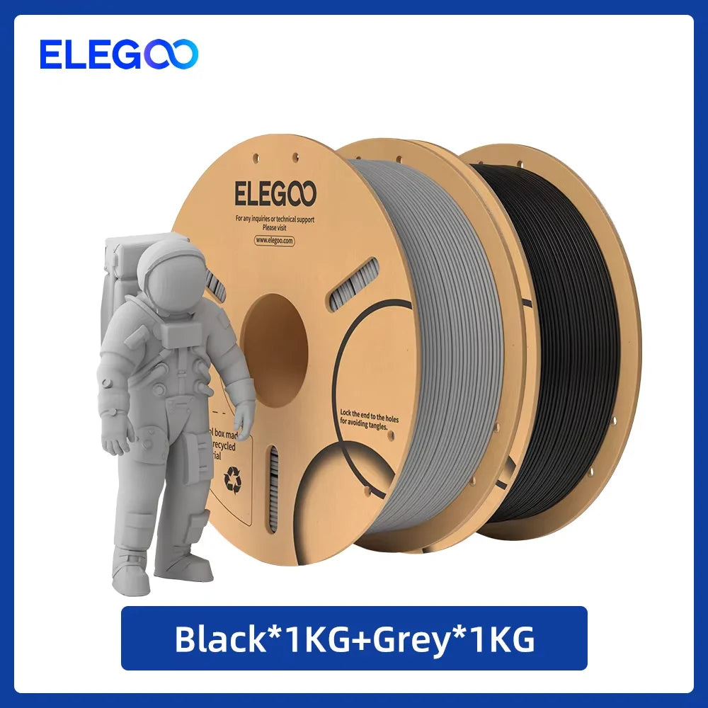 ELEGOO 1.75mm PLA Filament 1kg Plastic 3D PLA for 3D Printer Consumables Material for FDM 3D Printer NEPTUNE 3 PRO