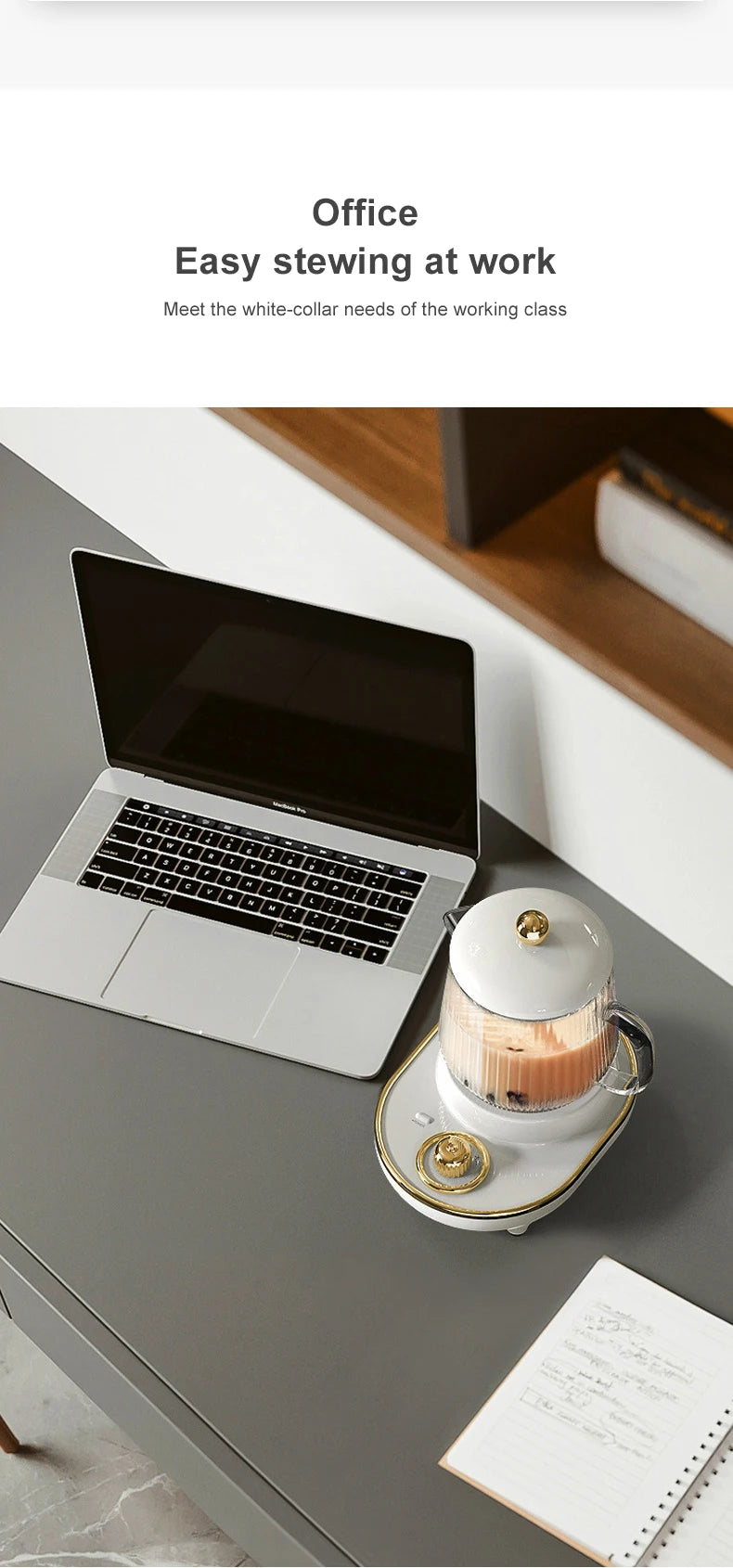 600ml Multifunctional Mini Health Pot Electric Stew Cup Tea Maker Heating Cup Fully  Bird Nest Stew Cup Home Office Gift