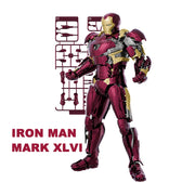 NEW Original Fondjoy Anime Figure Iron Man MK46 Model Kit 1/12 Infinity Saga Ironman Mark 46 Assembly ABS Joint Movable Kid Toys