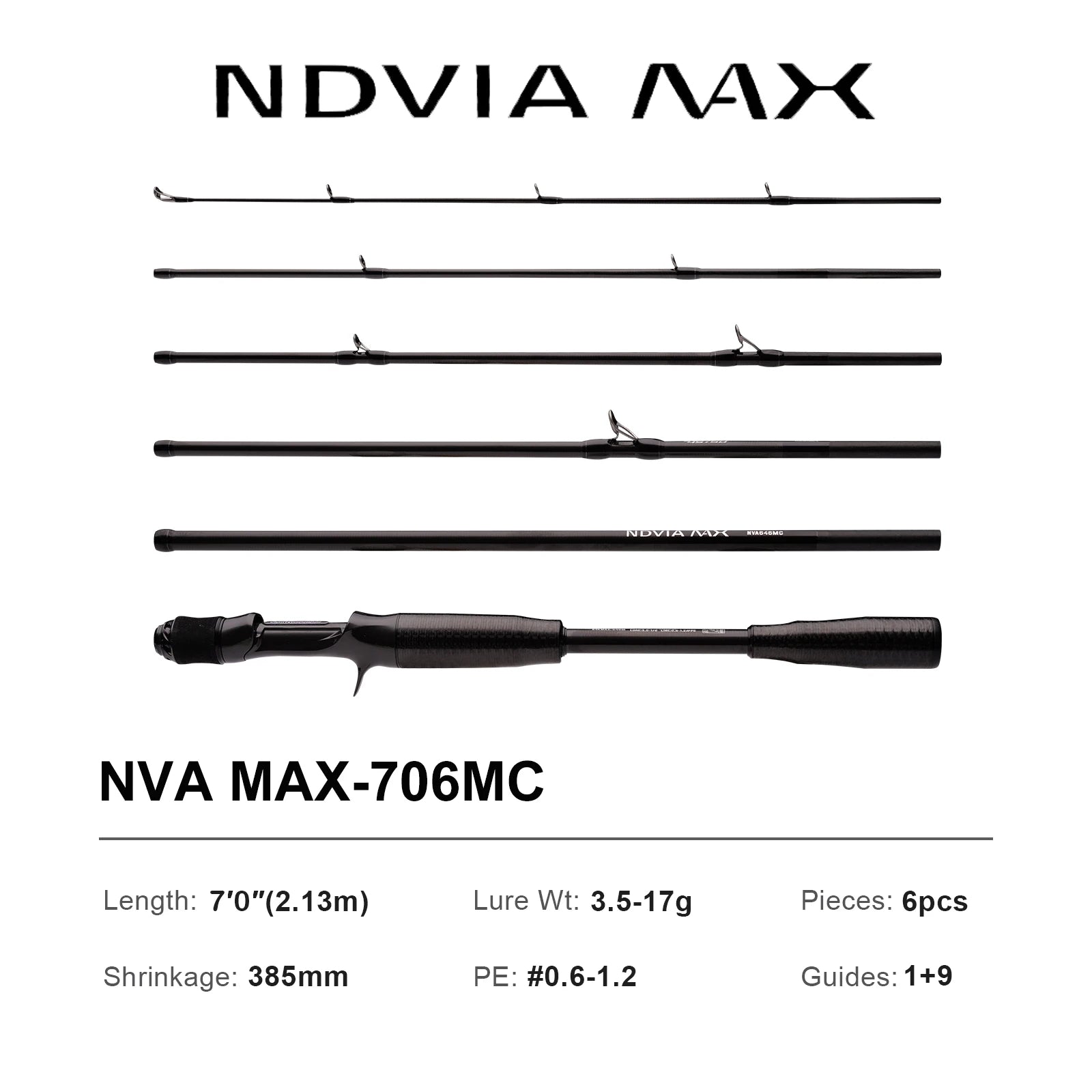 PURELURE NEW NDVIA MAX Ajing And Eging Tubular Tip 8FT 8.3FT 8.6FT 1.2-10G Soft Lure And EGI F/MF Action Perch Pike Zander Squid