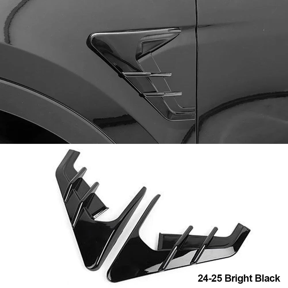 2Pcs For Tesla Model 3 Moel Y 2020-2025 Car Spoiler Dust Cover Side Camera Protection Covers Decoration Sticker Car Accessories