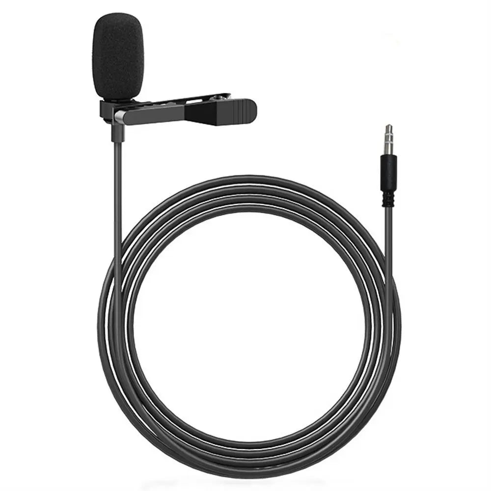 Capture crystal-clear audio with this small clip-on microphone—featuring mobile phone compatibility, noise reduction, and perfect for live broadcasts and voice recording!