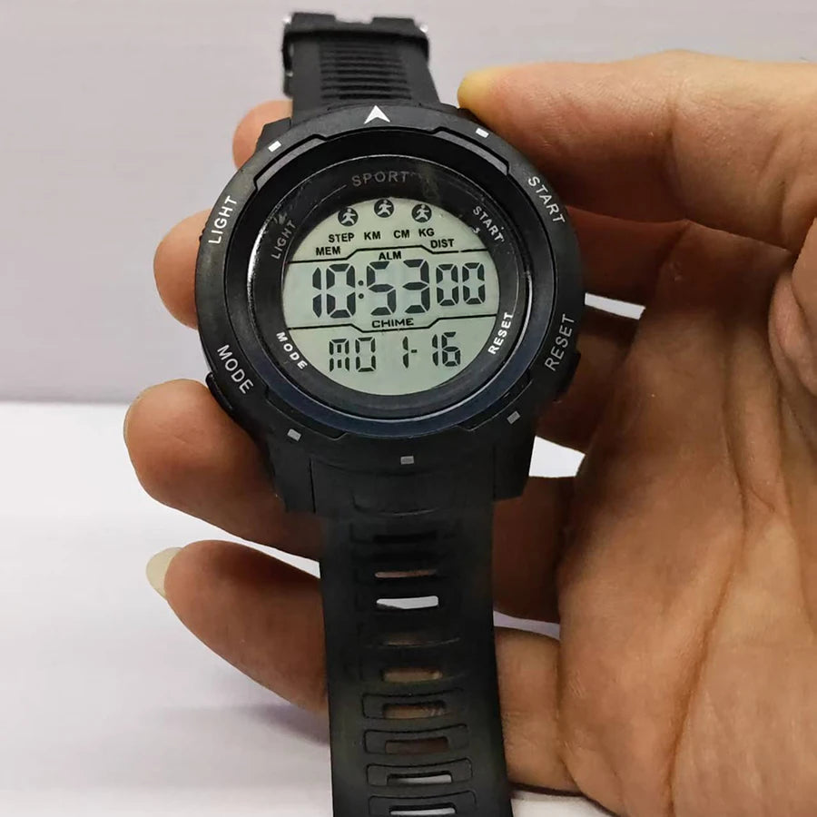 Sports Digital Watch for Men Kids Boys Multifunction Clock Luminous Chronograph Sweatproof Sport Watch Electronic Wristwatch