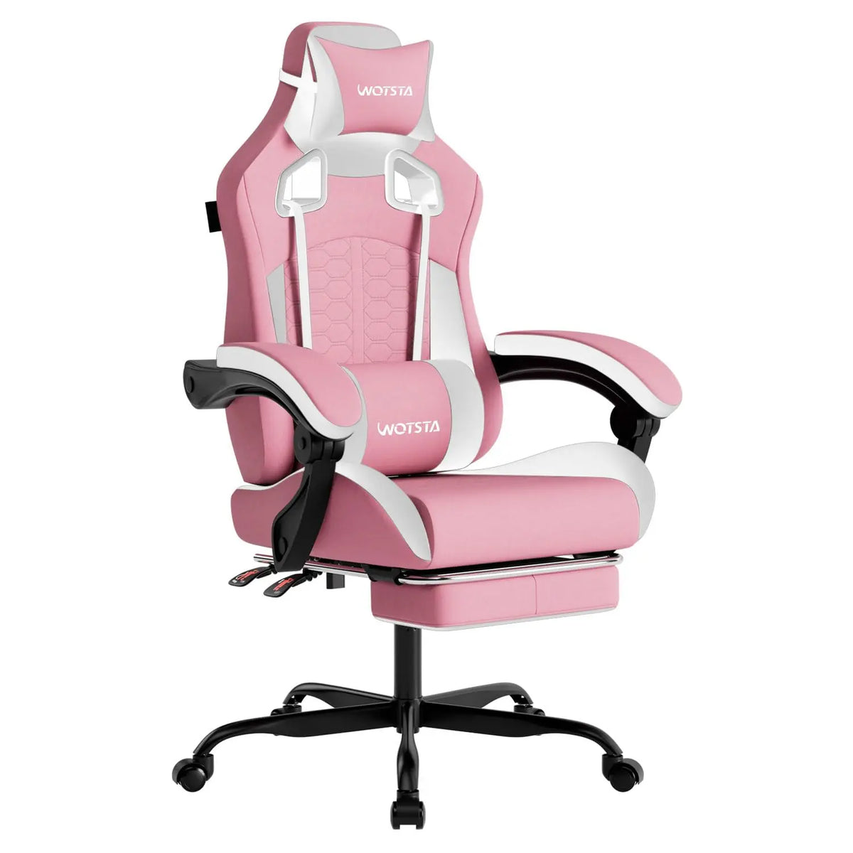 Gaming Chair with Footrest, Gaming Chairs PVC Leather Ergonomic Office Gamer Chair Headrest Lumbar Support Racing Style