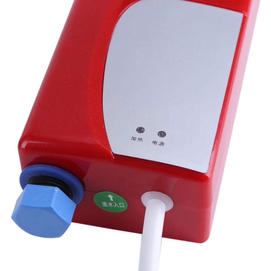 220V Electric Water Heater Instant Electric Indoor Shower Tankless Water Heater Kitchen Bathroom Bathrooms Water Heating New