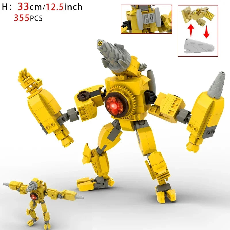 Moc Skibidi Toilet Action Figures Model Building Blocks Camerman Titan Speakerman Surveillance Man TVMan Boys Toys For Kids Gift