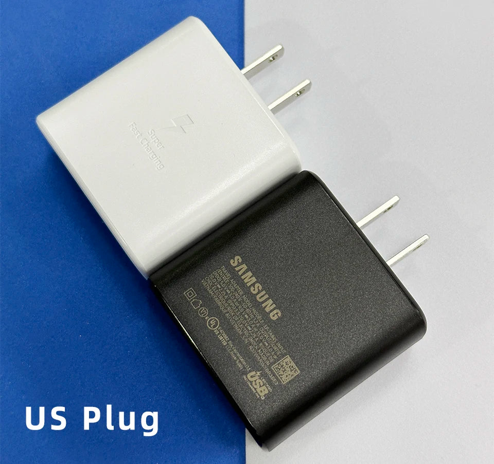 45w Samsung Charger Usb Type C Pd 45 W Super Fast Charging 2.0 Chargeur Cable Galaxy S24 S23+ S22 S21 Ultra Note 20 10 Tab S9
