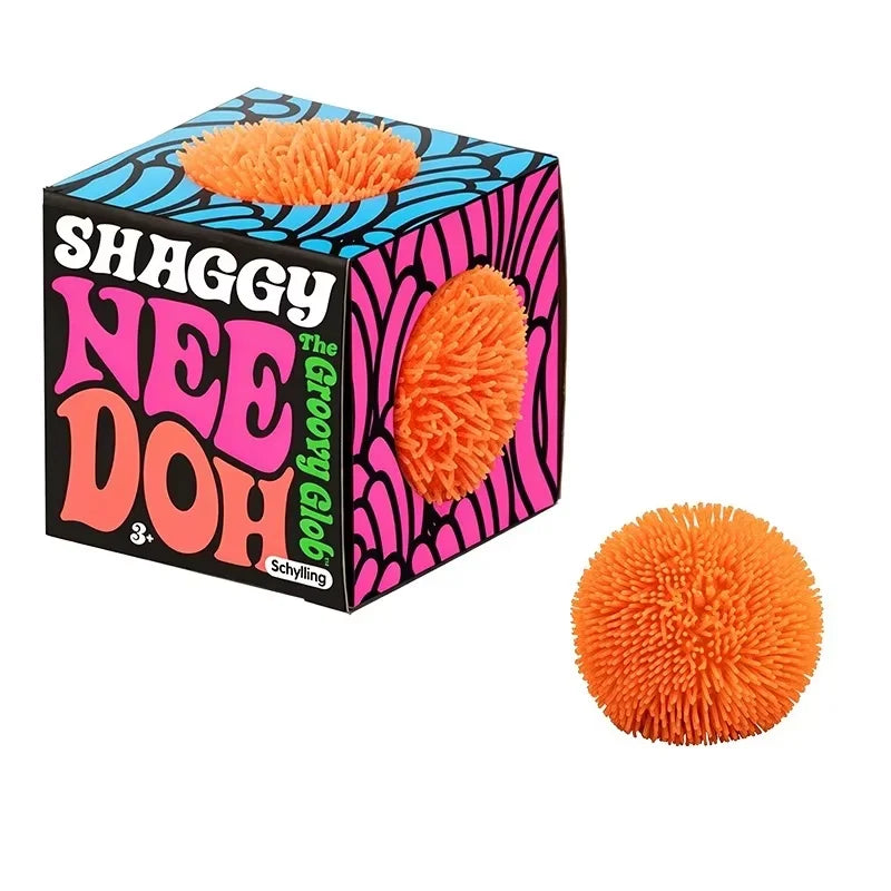 NeeDoh Fuzz Ball Blind Box Series Desktop Ornament Stress Relief Toys Suitable For People Under Pressure Fun Soft Stress Ball