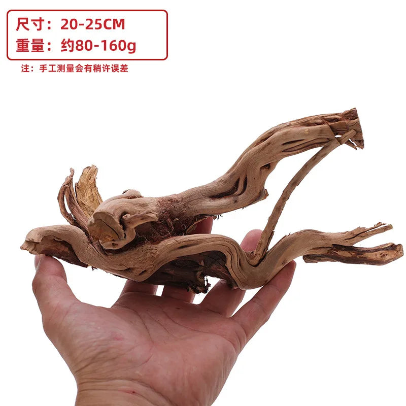 Fish Tank Decoration Natural Wooden Small Habitat Roots Driftwood Scenery Decorative Ornaments Aquarium Landscape Tree Roots