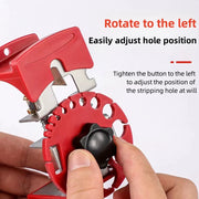 Portable Handheld Quick Wire Stripper Universal Wire Cable Peeler Electric Wire Demolisher Wire Stripping Machine Manual Tool